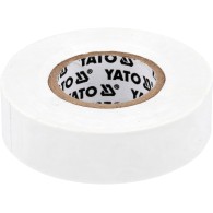 PVC electrical insulation tape 19 mm × 20 m × 0.13 mm, white - YATO YT-81656