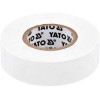 PVC electrical insulation tape 19 mm × 20 m × 0.13 mm, white - YATO YT-81656