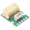 Breakout boards for JST PH-style connectors are compatible with Pololu's 0.1″ terminal blocks.