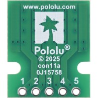 Breakout boards for JST PH-style connectors are compatible with Pololu's 0.1″ terminal blocks.