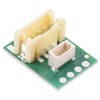 Breakout boards for JST PH-style connectors are compatible with Pololu's 0.1″ terminal blocks.