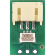 Breakout boards for JST PH-style connectors are compatible with Pololu's 0.1″ terminal blocks.