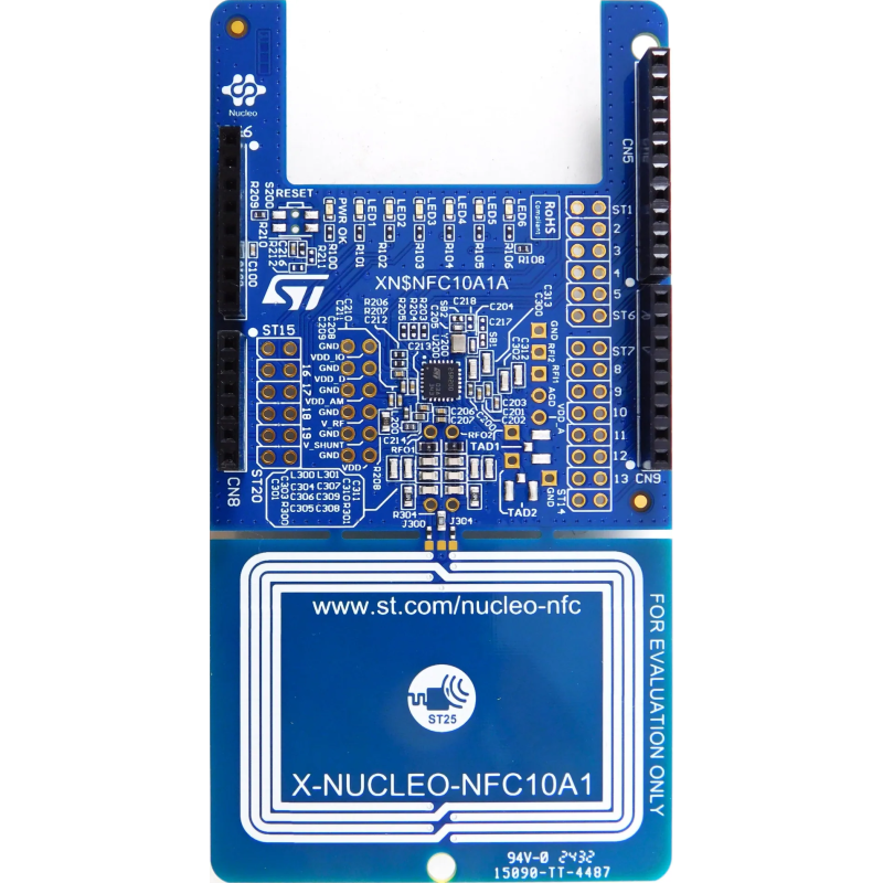 X-NUCLEO-NFC10A1 – NFC/RFID Expansion Board with ST25R200 for STM32 Nucleo