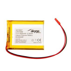 Akyga Li-Po battery 3.7V 3500mAh with connector