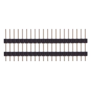 Listwa kołkowa 2x20 pin piętrowa raster 2,54 mm