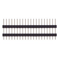 Listwa kołkowa 2x20 pin piętrowa raster 2,54 mm