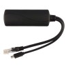 Rozdzielacz PoE 100Mbps 48V/5V microUSB 802.3af/at