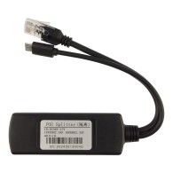 Rozdzielacz PoE 100Mbps 48V/5V microUSB 802.3af/at