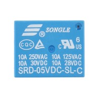 SRD-05VDC-SL-C – electromagnetic relay 5V, 10A, 250VAC/30VDC