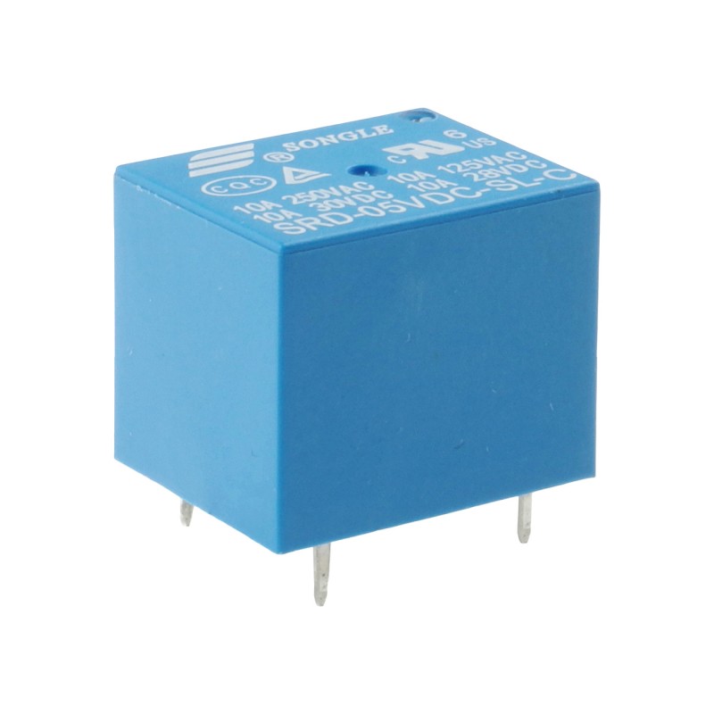 SRD-05VDC-SL-C – electromagnetic relay 5V, 10A, 250VAC/30VDC