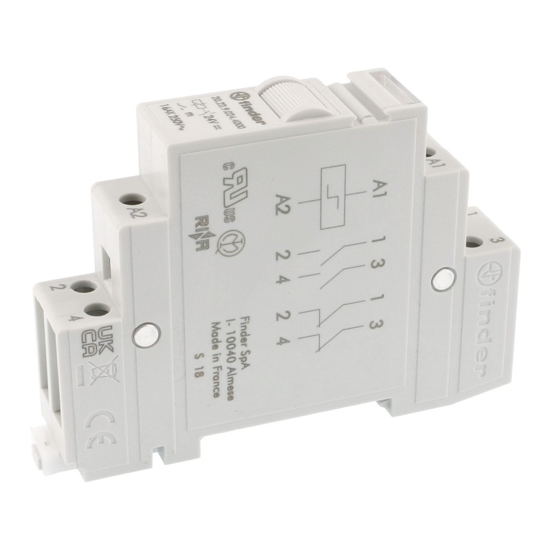 Installation relay 16 A 24 V DC Finder 20.22.9.024.4000