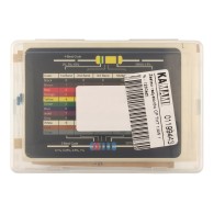 Zestaw rezystorów CF THT 1/4 W 1% – 1280 szt. (64 wartości po 20 szt.)