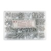 Set of screws, nuts and washers M3/M4/M5/M6 - 1000pcs in an organizer