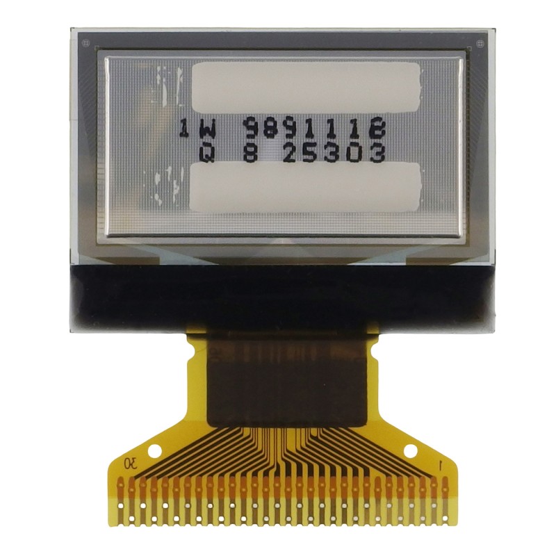 OLED-дисплей 128x64 0,96 дюйма білий - OLED-CG-O12864-WHITE-0i96