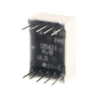 Angled view – rear of the display