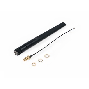 External 2.4G/5G antenna with 1.13 coaxial cable, RP-SMA male, 130mm