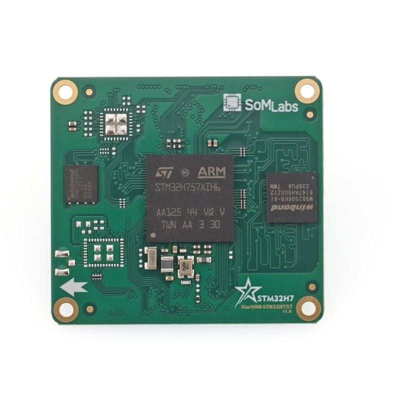 StarSOM STM32H757 SoM module - 32 MB SDRAM and 16 MB QSPI