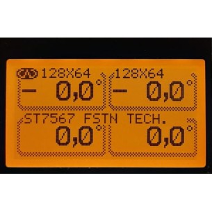 LCD-CG-C128064A-FIA K/A-E6 - Wyświetlacz graficzny COG 128x64 w technologii FSTN