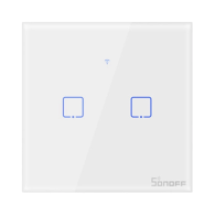 Sonoff T1EU2C-TX – Touch light switch WiFi + RF 433 MHz (2-channel)