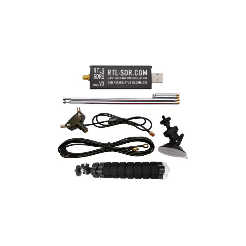 SDR receiver with dipole antenna kit RTL-SDR Blog V3 R860