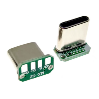 USB 3.1 Type-C – 16-pin male connector THT/SMD vertical