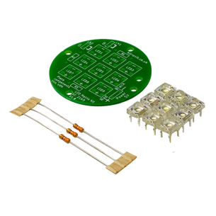 Kitronik Round 5V LED Matrix Lamp Kit - matryca LED 3x3 biała (do montażu)