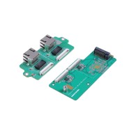 Moduł rozszerzeń reTerminal DM Dual LAN i SSD – 2 × Gigabit Ethernet, złącze NVMe SSD - Seeed Studio 114993112