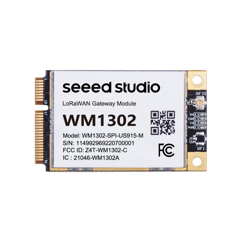 Wio-WM1302 LoRaWAN Gateway Module (SPI) US915-M – LoRaWAN gateway module, SX1302, SPI interface, US915 - Seeed Studio 114992969