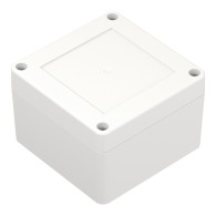 ZP90.90.60Sb-IP67 TM ASA - Obudowa hermetyczna ZP90.90.60 biały z uszczelką zalewaną i tulejkami mosiężnymi asa