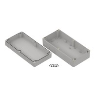 ZP240.120.75SJ-IP67 TM PC - Enclosure hermetically sealed ZP240.120.75 lightgray with brass bushing PC