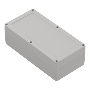 ZP240.120.75SJ-IP67 TM ABS – Hermetic enclosure ABS, light gray, brass inserts, Kradex
