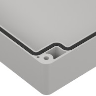 ZP210.140.75Sb-IP67 TM ASA - Obudowa hermetyczna ZP210.140.75 biała z uszczelką zalewaną i tulejkami mosiężnymi asa