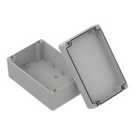 ZP180.120.90SJ-IP67 TM PC - Obudowa hermetyczna ZP180.120.90 jasna z uszczelką zalewaną i tulejkami mosiężnymi PC