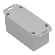 ZP150.50.60UJ TM PC - Obudowa plastikowa ZP150.50.60 jasna z uszami i tulejkami mosiężnymi PC