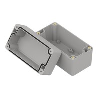 ZP120.60.75SJ-IP67 TM ABS - Obudowa hermetyczna ZP120.60.75 jasna z uszczelką zalewaną i tulejkami mosiężnymi ABS