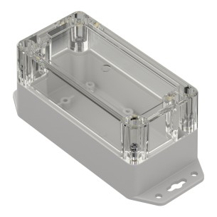 ZP120.60.60UJp TM PC – Obudowa hermetyczna, PC, jasnoszara z przezroczystą pokrywą, Kradex