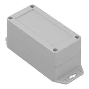 ZP120.60.60SUJ-IP67 TM PC – Hermetic enclosure, PC, IP67, light gray with lugs, Kradex