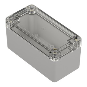 ZP120.60.60SJp-IP67 TM PC – Hermetic enclosure, PC, IP67, light gray with transparent cover, Kradex