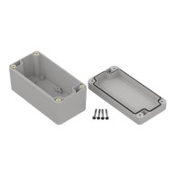 ZP120.60.60SJ-IP67 TM ABS - Obudowa hermetyczna ZP120.60.60 jasna z uszczelką zalewaną i tulejkami mosiężnymi ABS