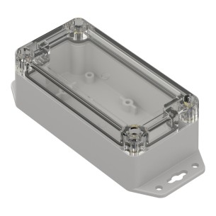 ZP120.60.45SUJp-IP67 TM ABS-PC – Hermetic enclosure, ABS-PC, light gray with transparent cover Kradex