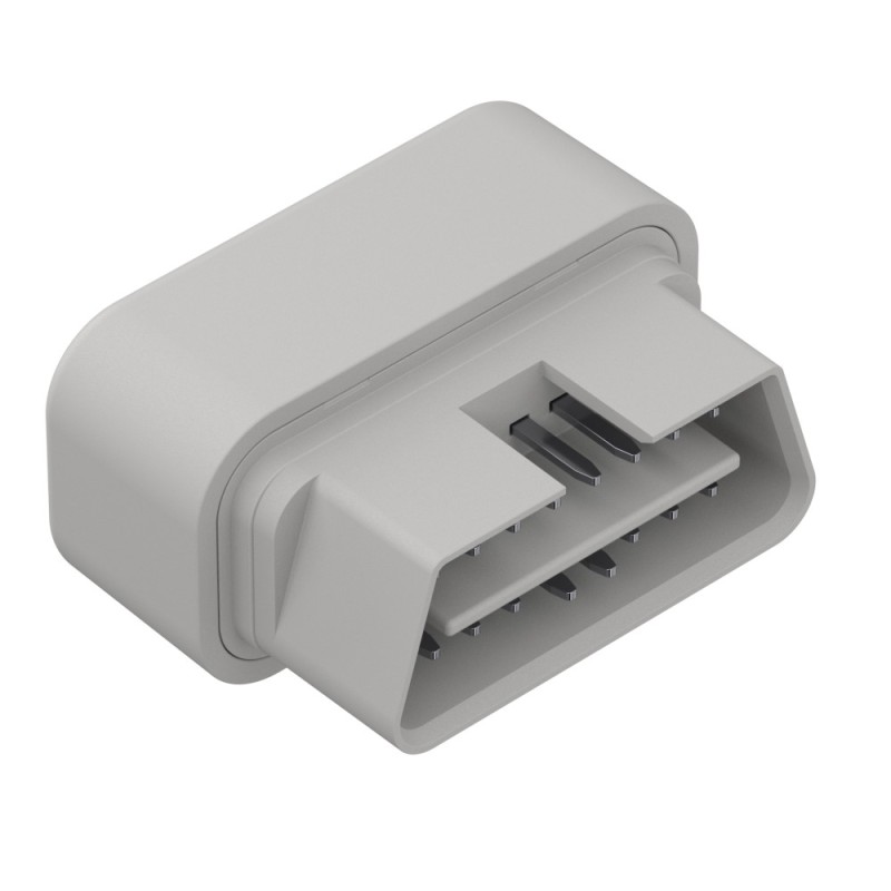 ZOBD MINI SET J 24V ABS - Zobd mini 24v set j ABS zestaw wtyk obd2 24v 16pin z obudową w kolorze jasnoszarym