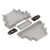 ZD1001J-C0 ABS V0 - Din rail enclosure ZD1001-c0 lightgray ABS V0