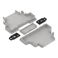 ZD1001J-B0 ABS V0 - Obudowa modułowa na szynę ZD1001-b0 jasna ABS V0