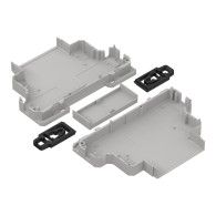 ZD1001J-A0 ABS V0 - Obudowa modułowa na szynę ZD1001-a0 jasna ABS V0