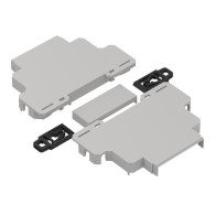 ZD1001J-A0 ABS V0 - Obudowa modułowa na szynę ZD1001-a0 jasna ABS V0