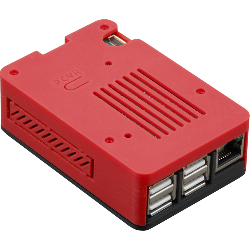 Пластиковий корпус для TitanSBC-8Mmini, FDM, PLA, червоний та чорний – SoMLabs