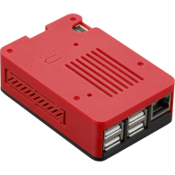 Plastic enclosure for TitanSBC-8Mmini, FDM, PLA, red-black – SoMLabs