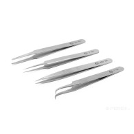 Piergiacomi PN-KIT4-1T – Zestaw czterech profesjonalnych pęset w etui