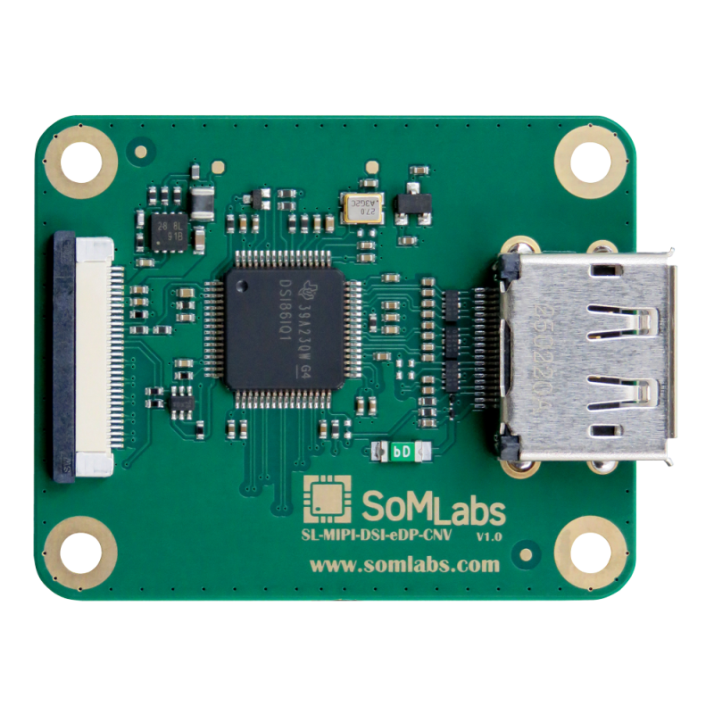 SL-MIPI-DSI-eDP-CNV v1.1 – MIPI-DSI to eDP interface converter