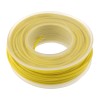 Silicone wire 22 AWG, yellow, tinned copper strand 4m